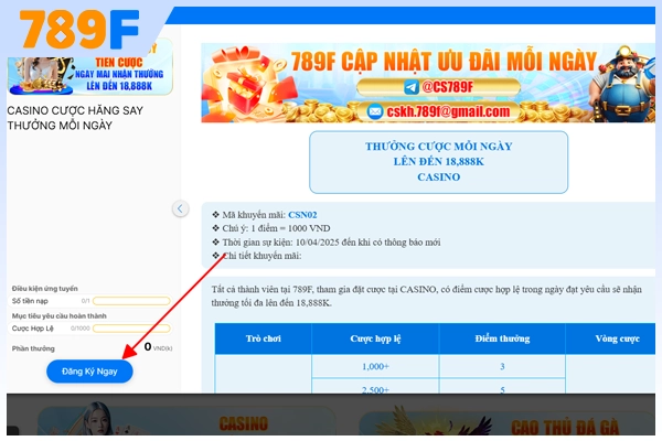 cách tham gia khuyến mãi casino